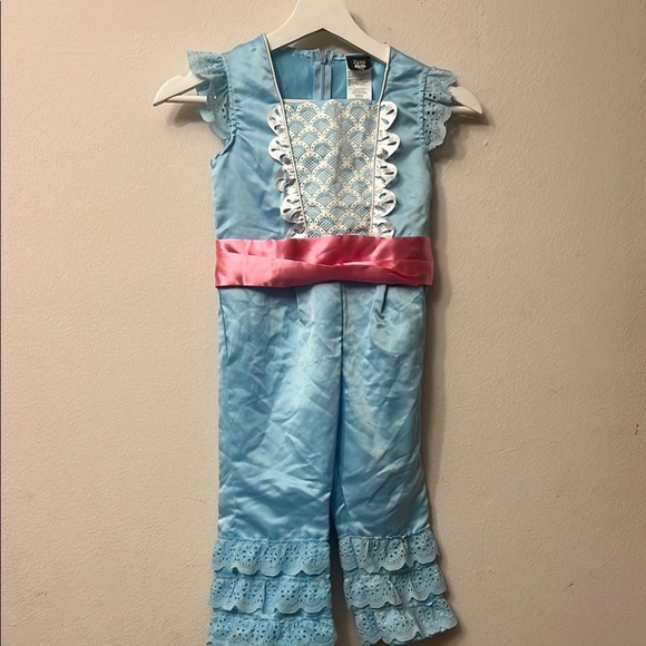 Disney Dance Costume in Blue and Pink with Lace and Ruffles 331 - Picture 1 of 2